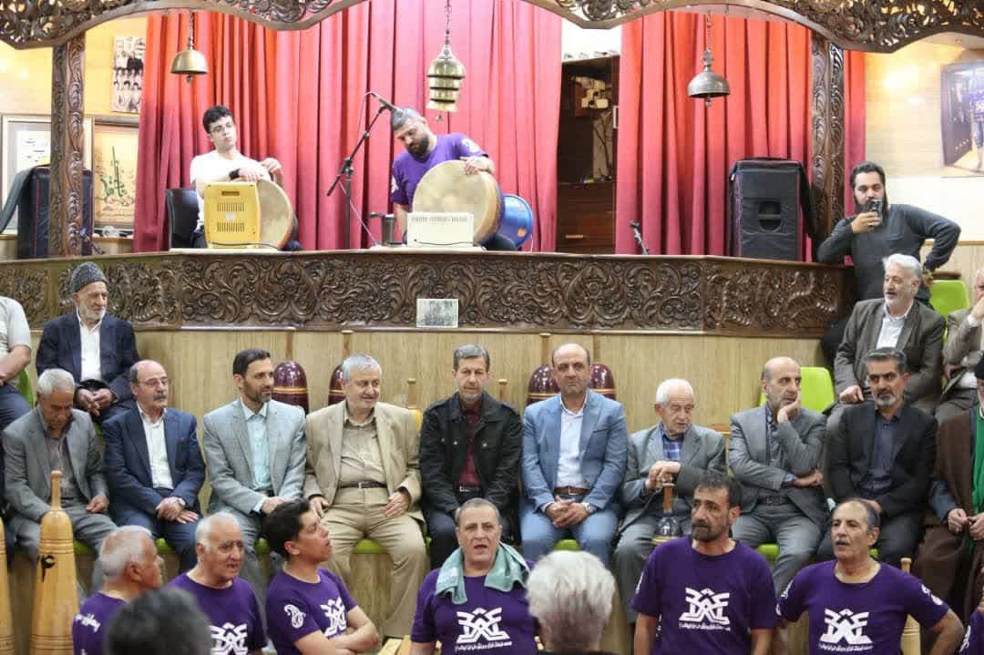 با حضور استاندار و مدیرکل ورزش و جوانان در زورخانه علی ابیطالب (ع)