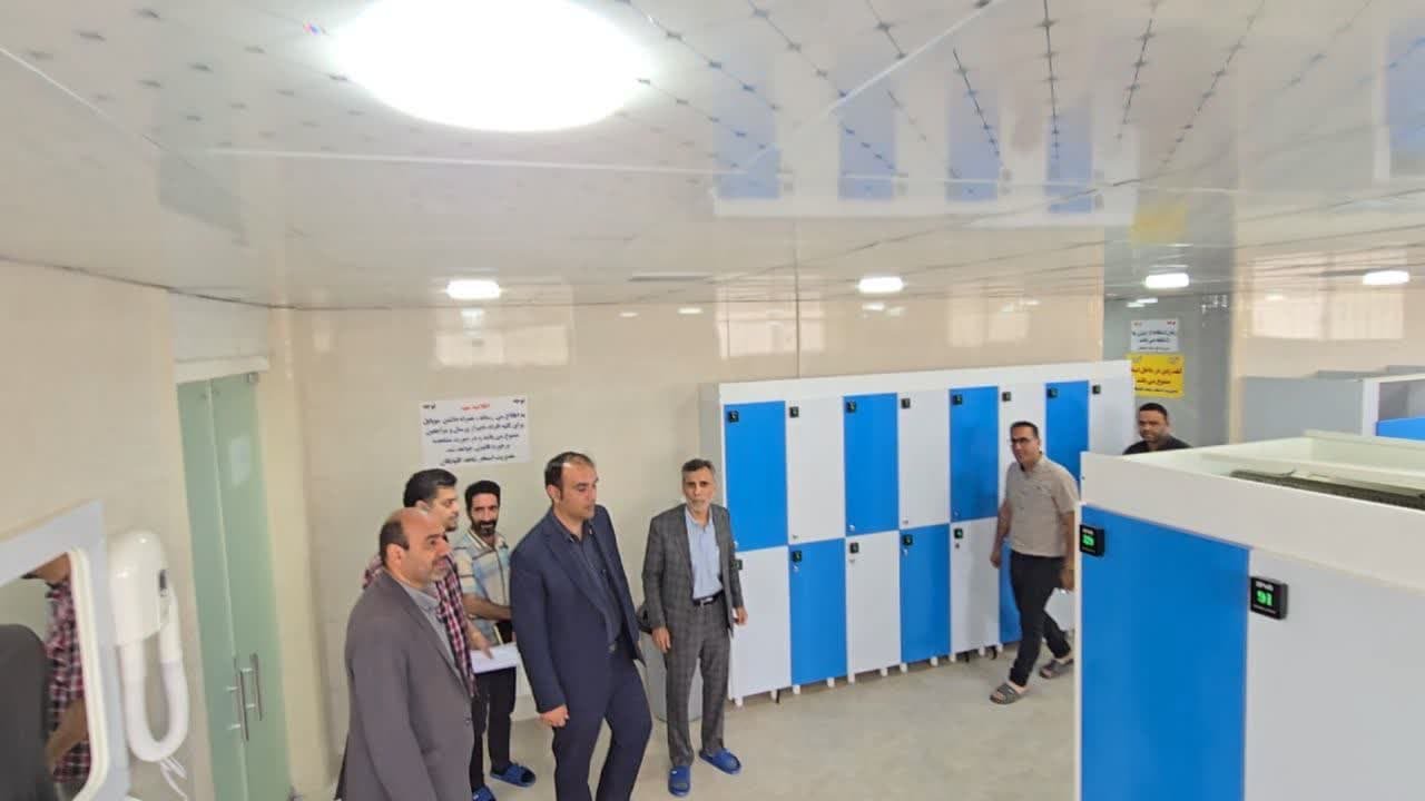 استخر شاهد گلپایگان بازگشایی شد+تصاویر