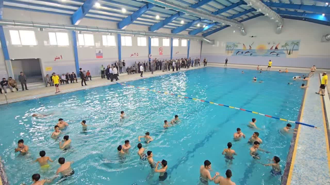 استخر شاهد گلپایگان بازگشایی شد+تصاویر