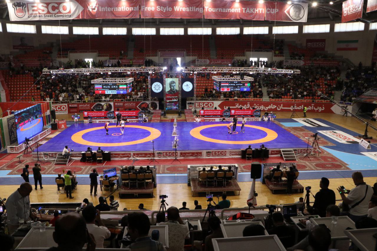 افتتاح رسمی مسابقات بین‌المللی کشتی جام جهان پهلوان تختی+تصاویر