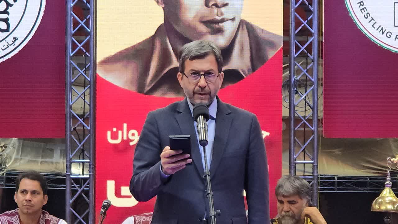 افتتاح رسمی مسابقات بین‌المللی کشتی جام جهان پهلوان تختی+تصاویر