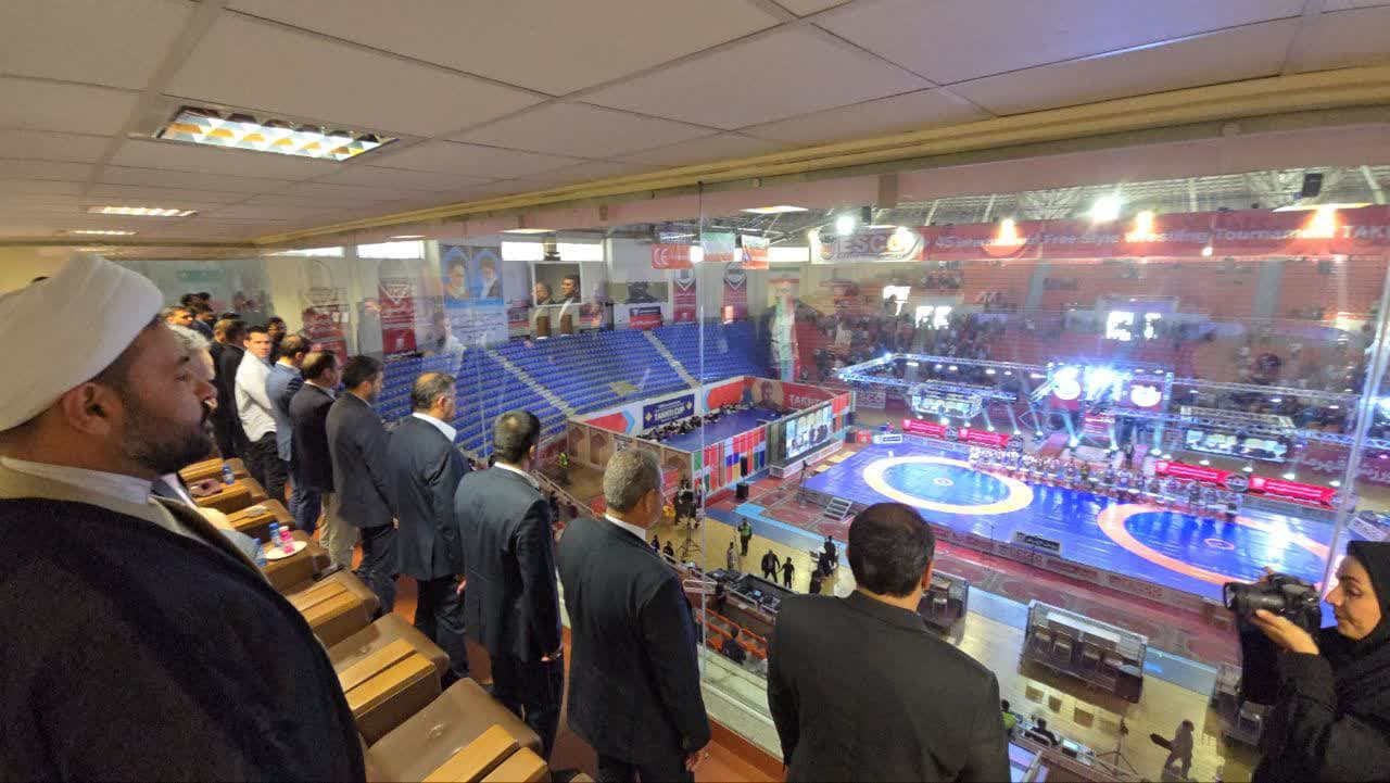 افتتاح رسمی مسابقات بین‌المللی کشتی جام جهان پهلوان تختی+تصاویر