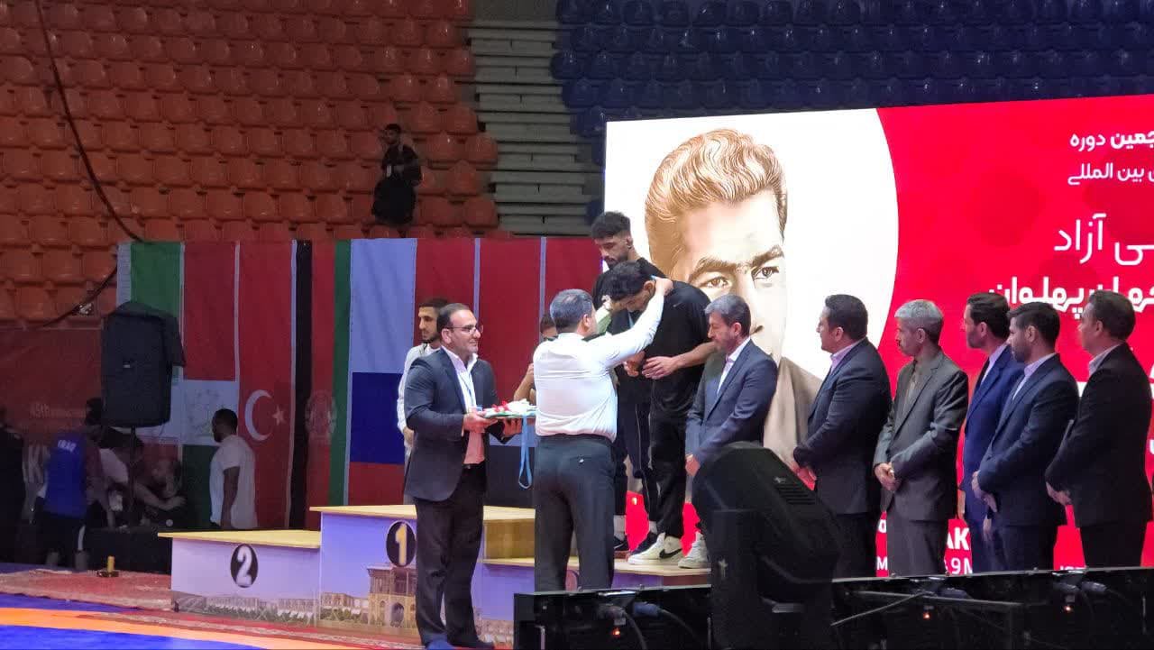 برگزاری مراسم اختتامیه مسابقات کشتی جام جهان پهلوان تختی با حضور مسئولین