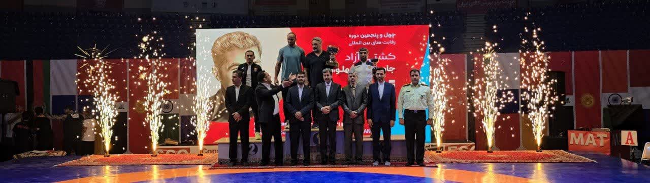 برگزاری مراسم اختتامیه مسابقات کشتی جام جهان پهلوان تختی با حضور مسئولین