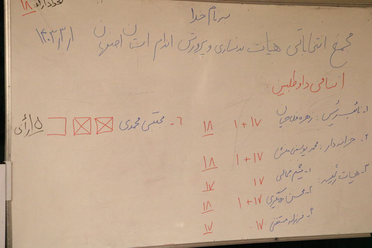 انتخاب مجتبی محمدی به عنوان رئیس هیات بدنسازی و پرورش اندام 