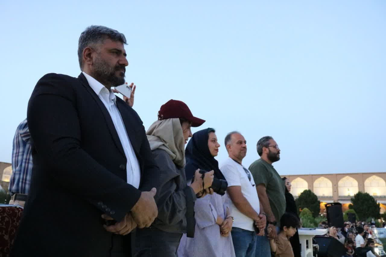 مسابقه نمادین چوگان در میدان امام (ره)