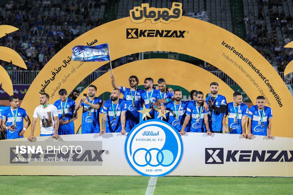  استقلال تهران قهرمان جام حذفی ۰۴-۱۴۰۳ شد