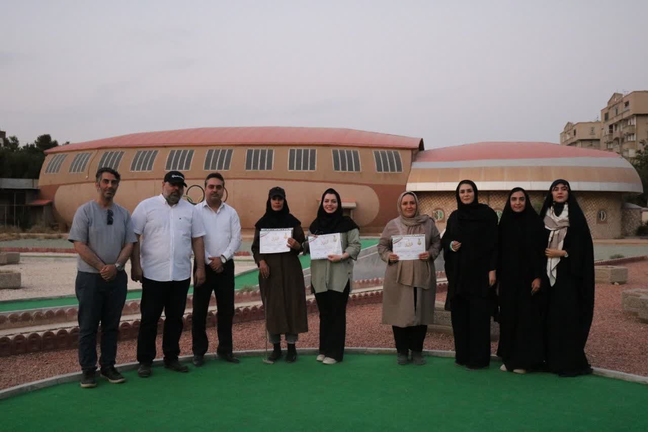 برترین های مینی گلف در بخش بانوان مشخص شدند