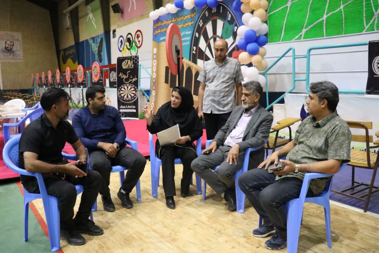 اصفهان صدرنشین مرحله نخست لیگ دارت کارگران کشور+تصاویر