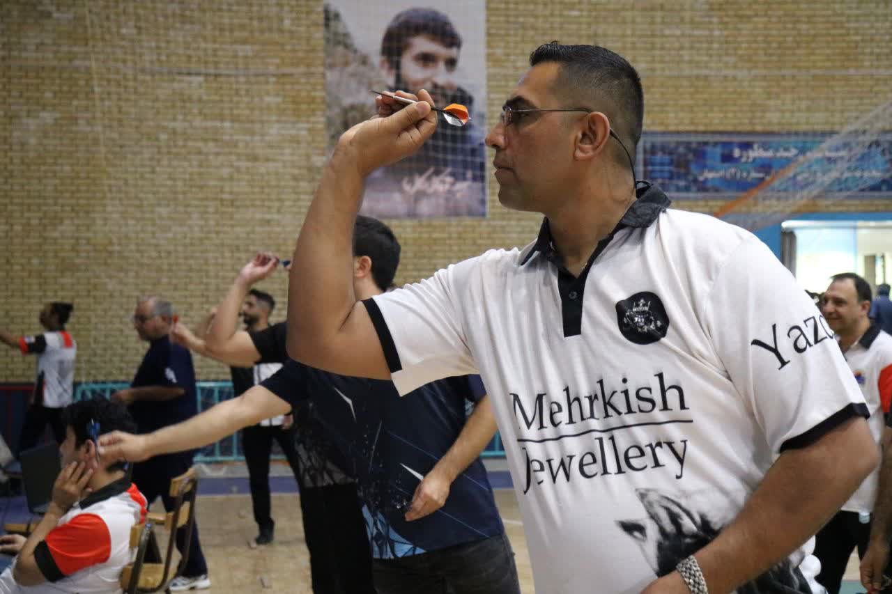 اصفهان صدرنشین مرحله نخست لیگ دارت کارگران کشور+تصاویر