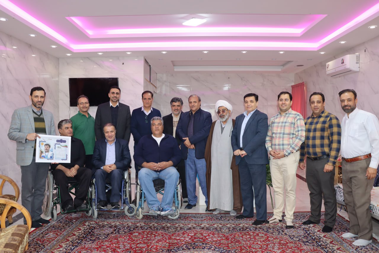 دیدار سیدمهدی صدری با قهرمان پارالمپیک آتن دیدار سیدمهدی صدری با قهرمان پارالمپیک آتن