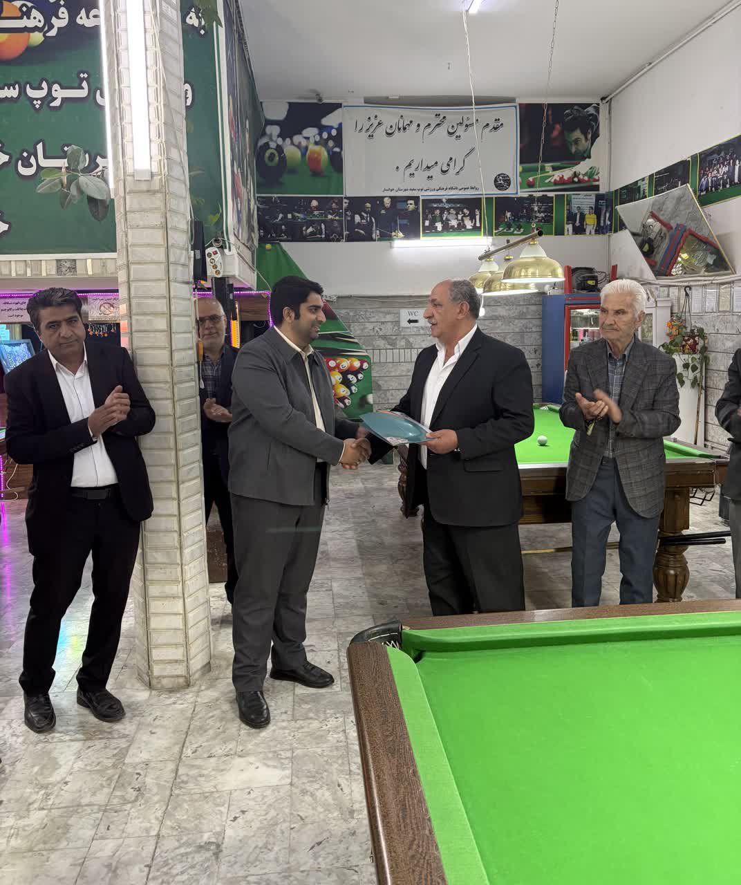 حضور رئیس هیات بولینگ و بیلیارد استان اصفهان در شهرستان‌های گلپایگان و خوانسار