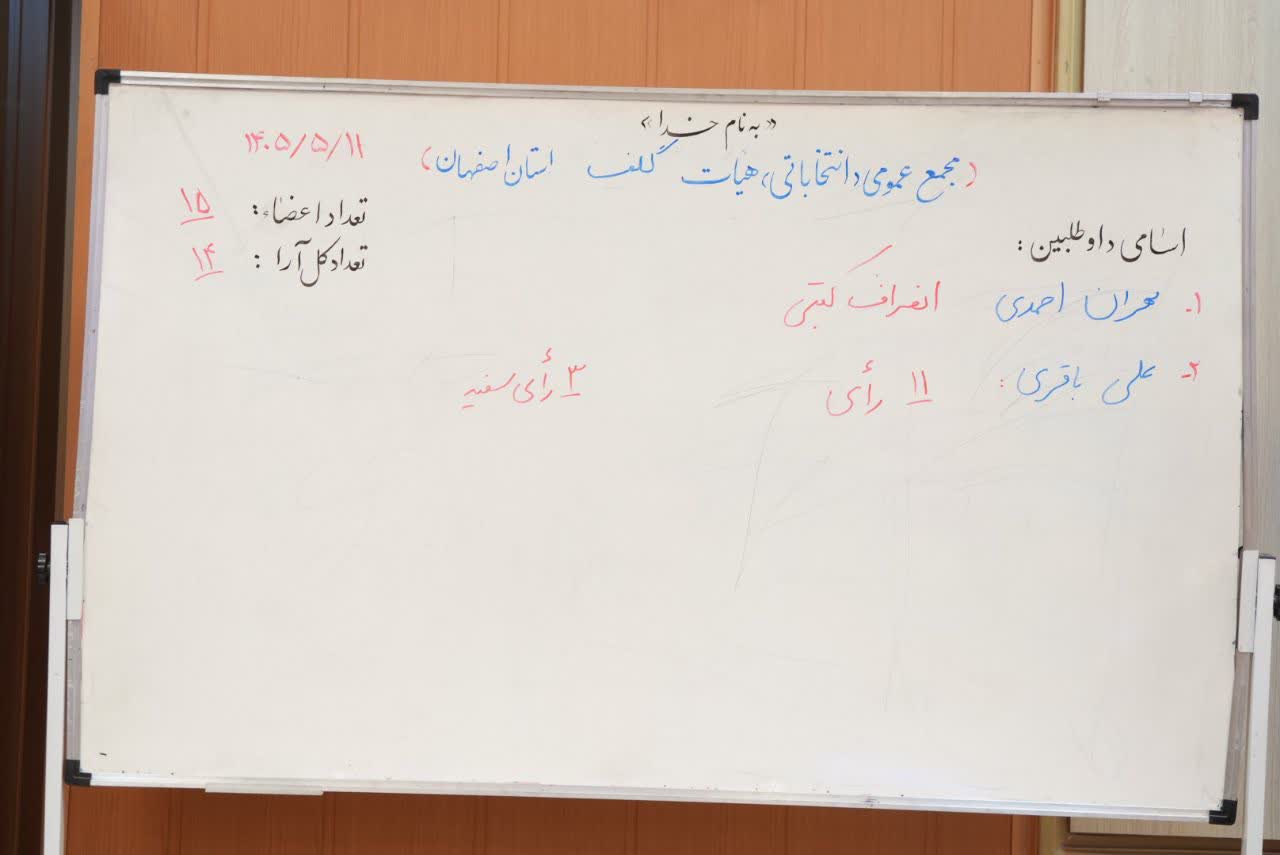 انتخاب علی باقری به عنوان رئیس هیات گلف استان اصفهان+ تصاویر 
