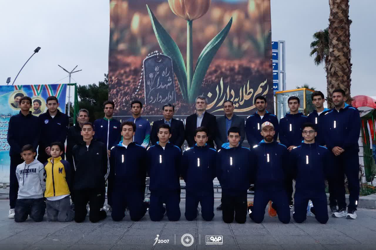 تجدید میثاق خانواده فولاد مبارکه سپاهان با شهدا+تصاویر